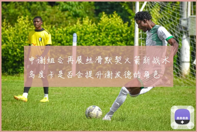 申谢组合再展丝滑默契火箭新战术乌度卡是否会提升谢泼德的角色