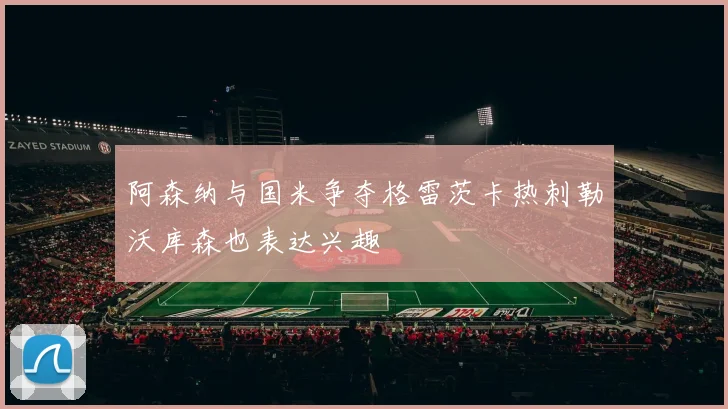 阿森纳与国米争夺格雷茨卡热刺勒沃库森也表达兴趣